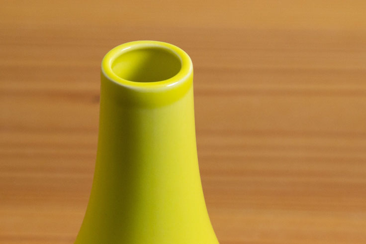 フラワーベース S (黄) かもしか花卉店 かもしか道具店オンラインショップ